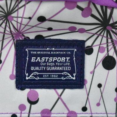 Eastsport Backpack: Plum, Orchid, White & Gray Sunbursts - New