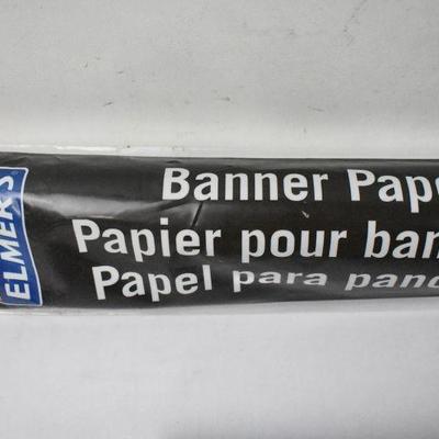 Elmer's Banner Paper Roll 24" x 75' & Melissa & Doug Easel Roll 18" x 75' - New