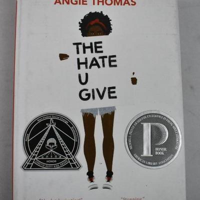 9 Book Club Books: The Hate You Give, by Angie Thomas, Hardcover