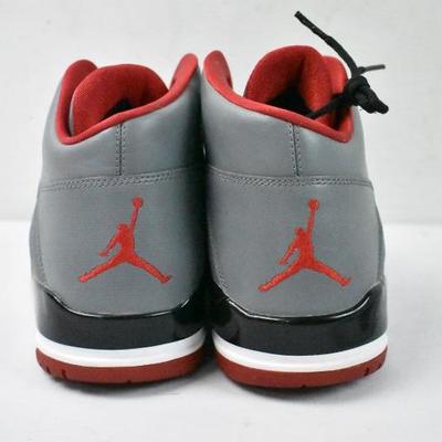 Men's Air Jordan Flight Club Shoes size 10 Gray Red Black 602661-022