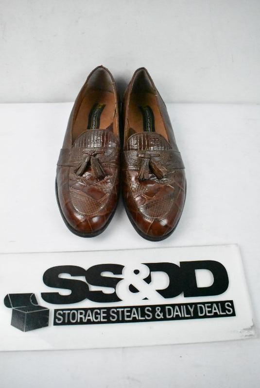 stacy adams genuine snakeskin shoes