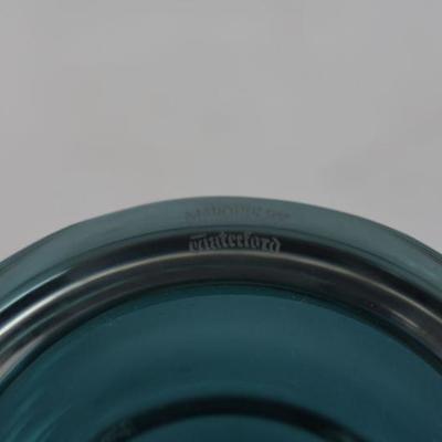 Teal Footed Bowl, Marquis by Waterford - Very Tiny Chip on Rim