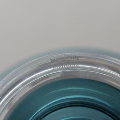 Teal Footed Bowl, Marquis by Waterford - Very Tiny Chip on Rim