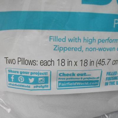 2-Pack of Pillow Forms, 18