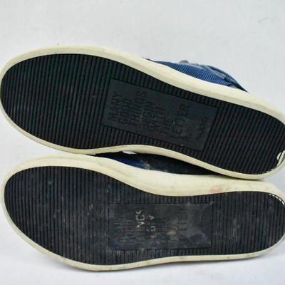 Blue High Top Shoes by Aldo. Men's size 9