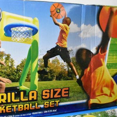 5 pc Inflatables Toys. Dinosaur Play Center, Floats, More - Untested, As Is