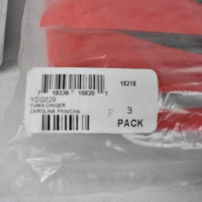 Yum Fishing Lures (3 packages) & Crawfish Scent (2 bottles) - New