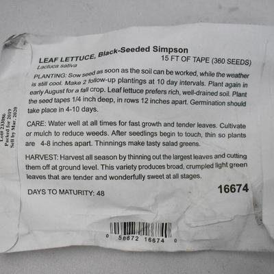 5 packages Plants Seeds/Pills