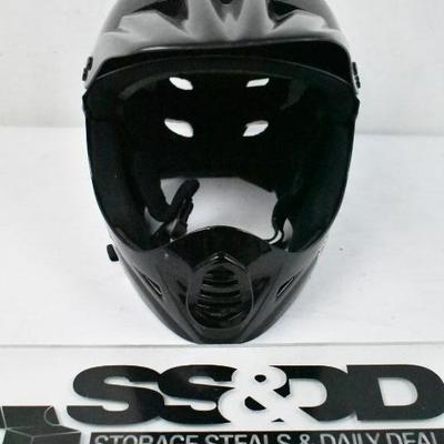 Razor Full Face Helmet, Black, Size Medium