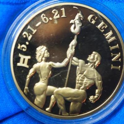 137 Golden Gemini Coin