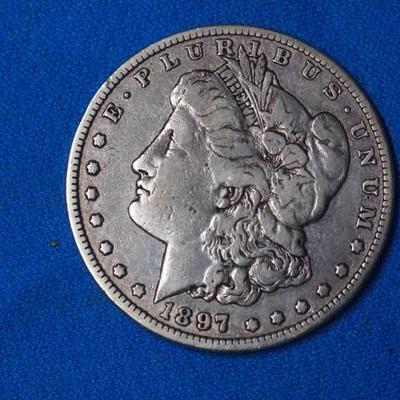 1897 O Morgan Silver Dollar  305