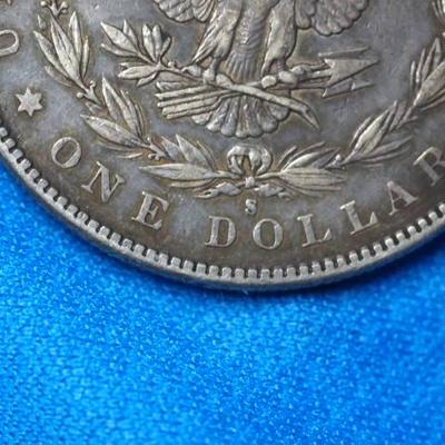 1879 S Morgan Silver Dollar 301