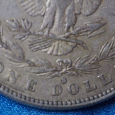 1883 O Morgan Silver Dollar     307