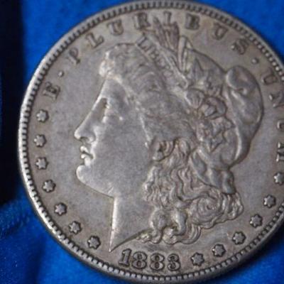 1883 O Morgan Silver Dollar     307