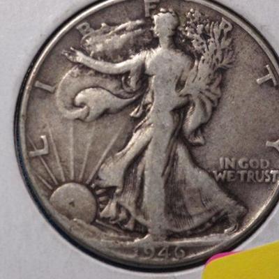 1946 Walking Liberty Half Dollar    306