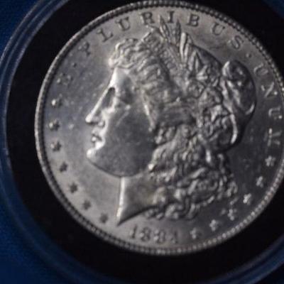  1884 P Morgan Silver Dollar    152