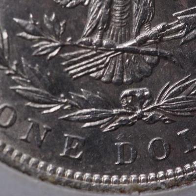 1890 P Morgan Silver dollar       85