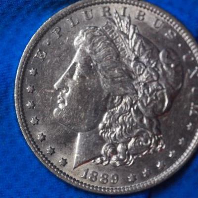 1889 O Morgan Silver Dollar     93