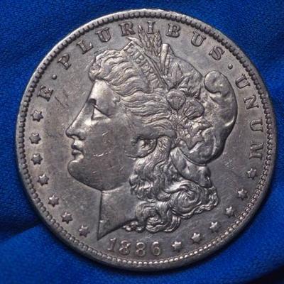 1886 O Morgan Silver Dollar      95