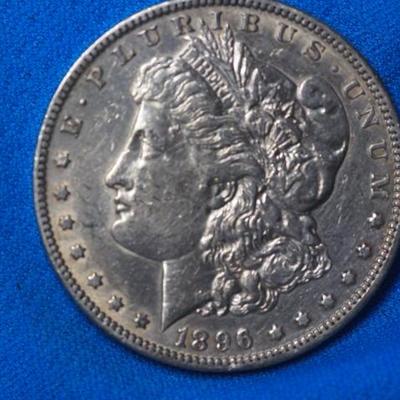 1896 O Morgan Silver Dollar      94
