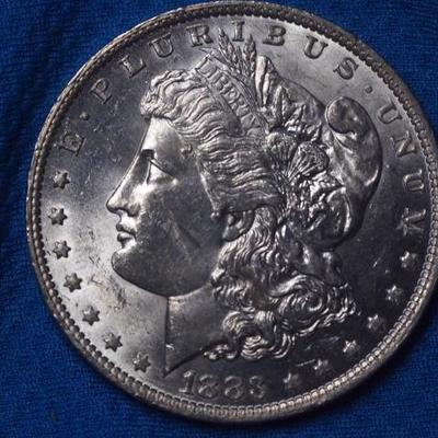 1883 O Morgan Silver Dollar      79