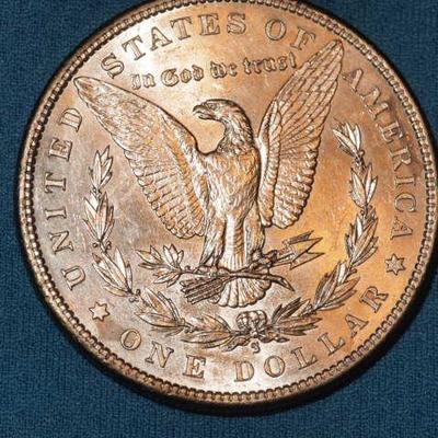 1890 S Morgan Silver Dollar    92