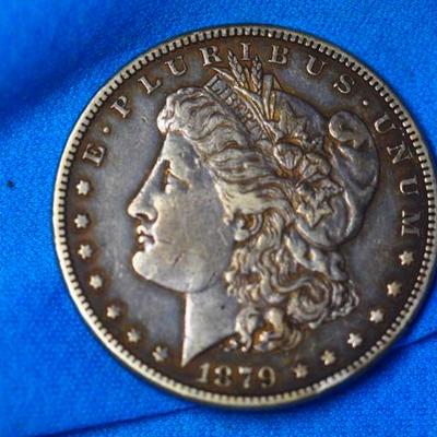 1879 S Morgan Silver Dollar   301