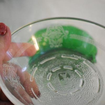Lot G-142:  Glass Serveware