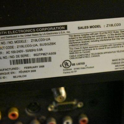 Lot G-153:  Television