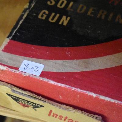 Lot B-55:  Soldering Gun