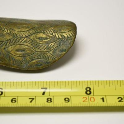 Lot J-1: Brass Peacock