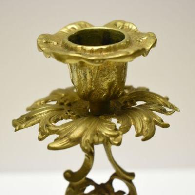 Lot J-2: Beautiful Brass Candlesticks
