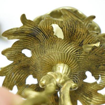 Lot J-2: Beautiful Brass Candlesticks