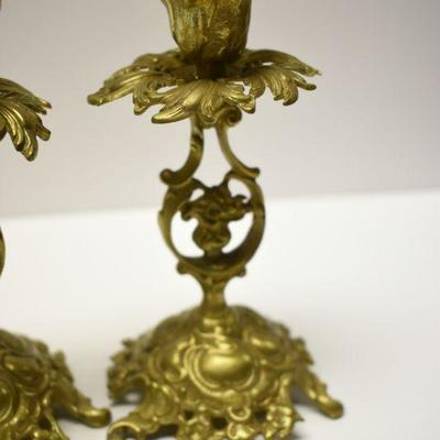 Lot J-2: Beautiful Brass Candlesticks