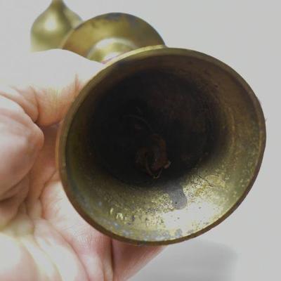 Lot J-4: Etched Brass Candlestick Bells