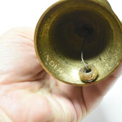 Lot J-4: Etched Brass Candlestick Bells