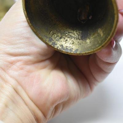 Lot J-4: Etched Brass Candlestick Bells