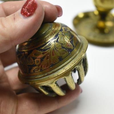Lot J-12: Three Brass Trinkets