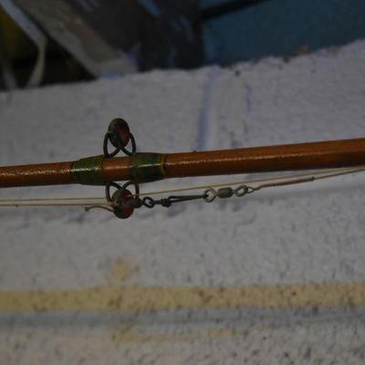 Lot B-109: Vintage Ocean Rod & Reel- Undetermined Maker