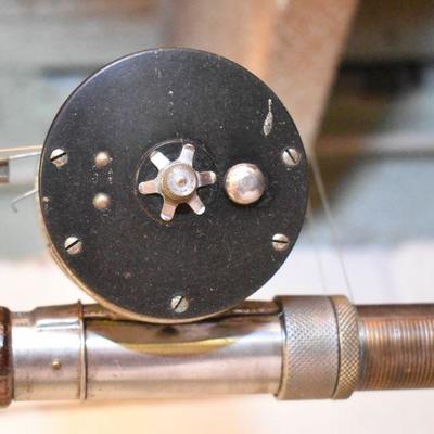 Lot B-109: Vintage Ocean Rod & Reel- Undetermined Maker