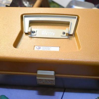 Lot B-110: Full Tackle Box - Vintage and Newer Items