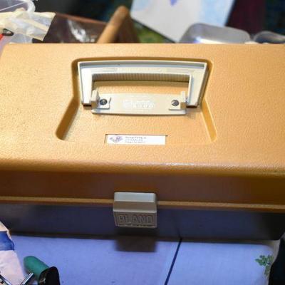 Lot B-110: Full Tackle Box - Vintage and Newer Items