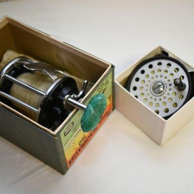 Lot B-116: Vintage Penn Beachmaster 160 Reel &  Martin Single Action Fly Reel