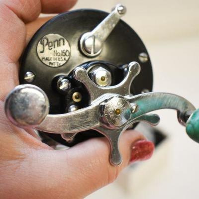 Lot B-116: Vintage Penn Beachmaster 160 Reel &  Martin Single Action Fly Reel