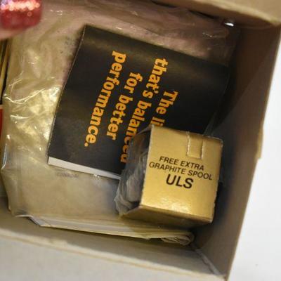 Lot B-117: Shimano Mark UL-S and Shakespeare Omni 035 Reels with Boxes