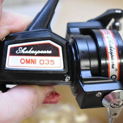Lot B-117: Shimano Mark UL-S and Shakespeare Omni 035 Reels with Boxes