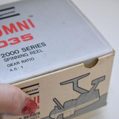 Lot B-117: Shimano Mark UL-S and Shakespeare Omni 035 Reels with Boxes