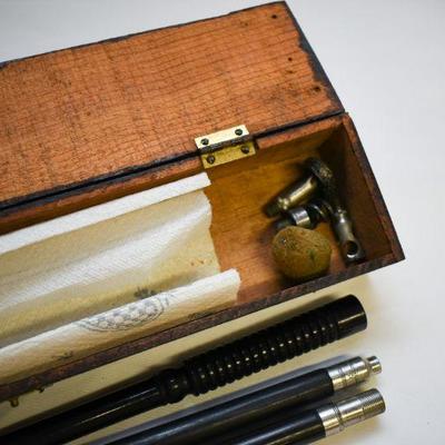 Lot B-125: New and Vintage Rifle Cleaning Kits