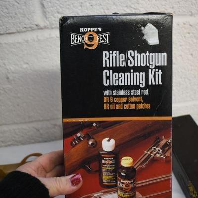 Lot B-125: New and Vintage Rifle Cleaning Kits