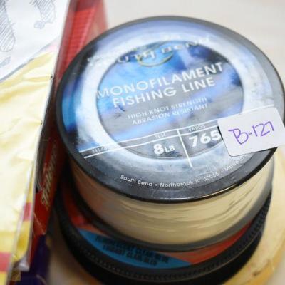 Lot B-127: Lot of Vintage and New Fishing Line
